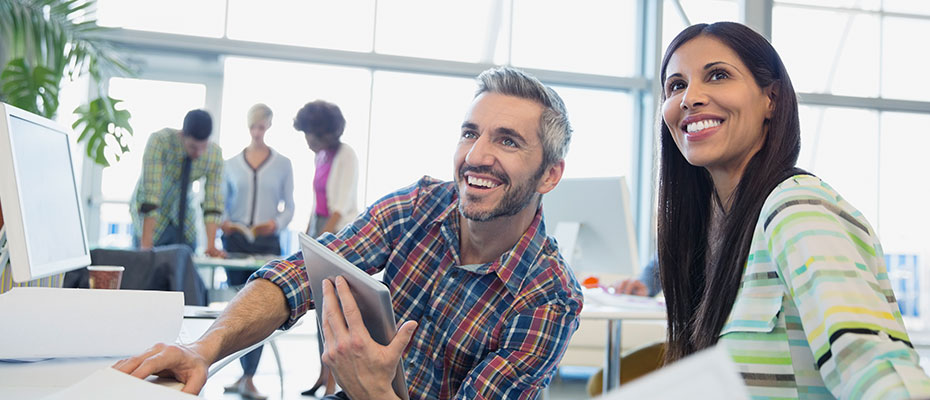 Retirement benefits being discussed by employees