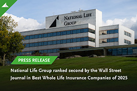 National Life Group Ranked Second in Best Whole Life Insurance Companies of 2025