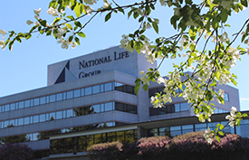 National Life Group VT Campus in Spring