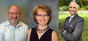 Scott Rogers, Dawn Minter, Nemesh Mehta NLGF Board member