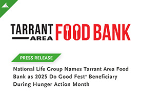Tarrant Area Food Bank press release