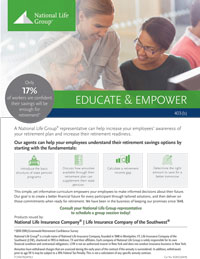 403(b) Educate and Empower Flyer Thumbnail