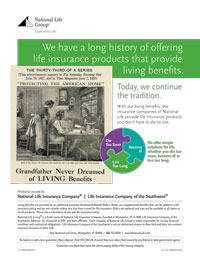 History of Living Benefits Flyer Thumbnail