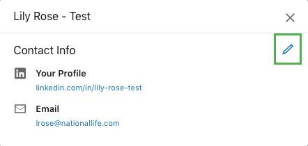 screenshot of contact info edit box on LinkedIn 