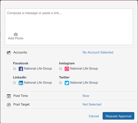 screenshot of a custom content post on hearsay 