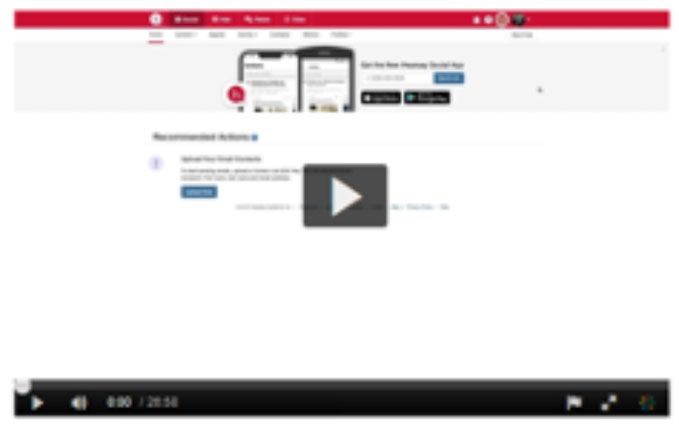 screenshot of a hearsay desktop workspace video