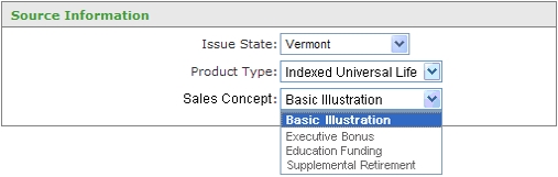 Select a Sales Concept