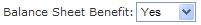 Balance Sheet Benefit (BSB)