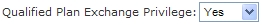 Qualified Plan Exchange Privilege