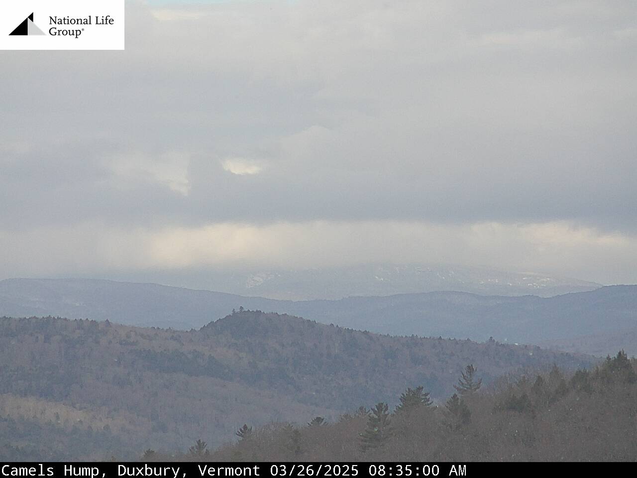 View of Camel's Hump from the roof of National Life's office in Vermont